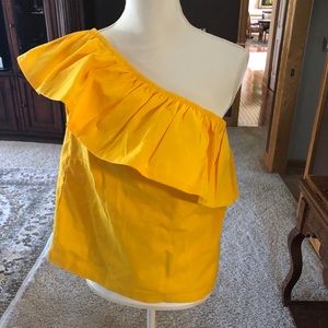 J CREW OFF THE SHOULDER TOP